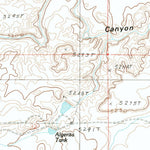 United States Geological Survey Rock Station, AZ (1986, 24000-Scale) digital map