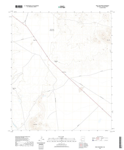 United States Geological Survey Rock Tank Draw, NM (2020, 24000-Scale) digital map