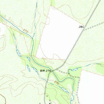 United States Geological Survey Rockaway Creek, TX (1969, 24000-Scale) digital map