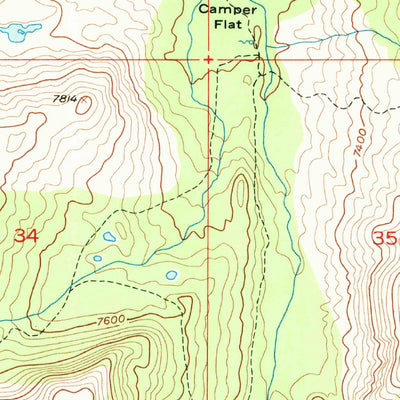 United States Geological Survey Rockbound Valley, CA (1955, 24000-Scale) digital map