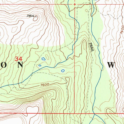 United States Geological Survey Rockbound Valley, CA (1992, 24000-Scale) digital map