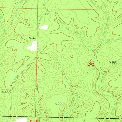 United States Geological Survey Rockbridge, MO (1973, 24000-Scale) digital map
