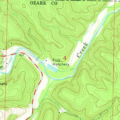 United States Geological Survey Rockbridge, MO (1973, 24000-Scale) digital map