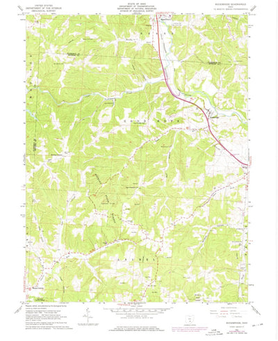 United States Geological Survey Rockbridge, OH (1961, 24000-Scale) digital map