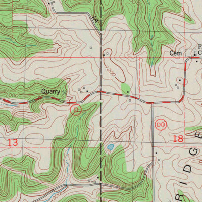 United States Geological Survey Rockbridge, WI (1983, 24000-Scale) digital map