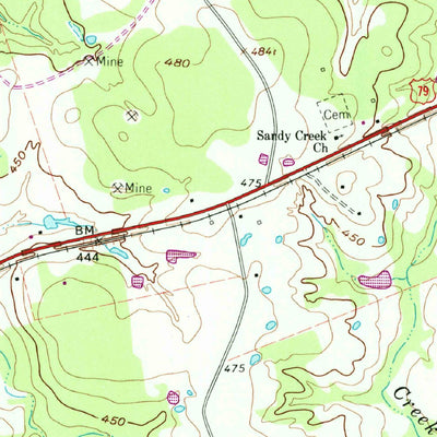 United States Geological Survey Rockdale East, TX (1961, 24000-Scale) digital map