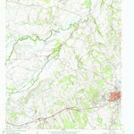 United States Geological Survey Rockdale West, TX (1962, 24000-Scale) digital map