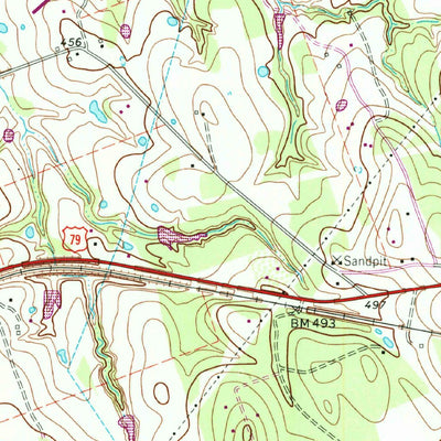 United States Geological Survey Rockdale West, TX (1962, 24000-Scale) digital map