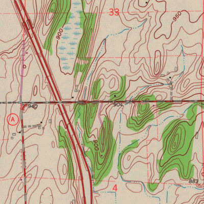 United States Geological Survey Rockdale, WI (1961, 24000-Scale) digital map
