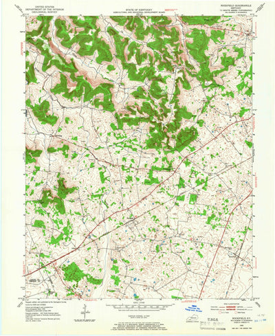 United States Geological Survey Rockfield, KY (1952, 24000-Scale) digital map