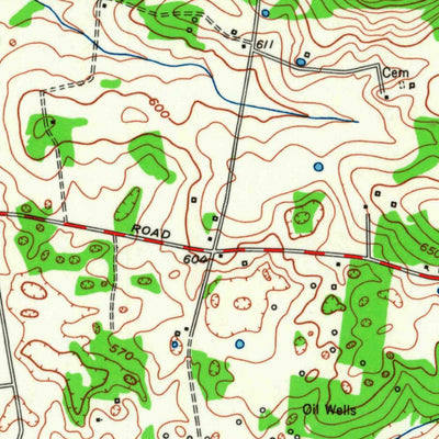 United States Geological Survey Rockfield, KY (1952, 24000-Scale) digital map