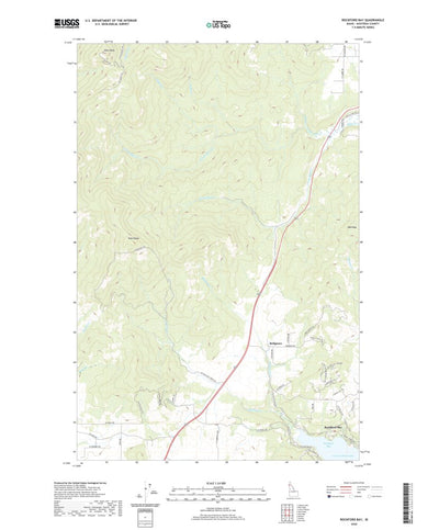United States Geological Survey Rockford Bay, ID (2020, 24000-Scale) digital map