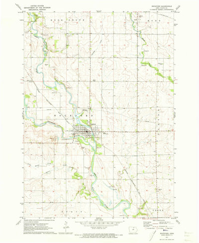 United States Geological Survey Rockford, IA (1971, 24000-Scale) digital map