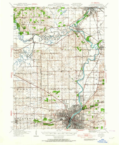 United States Geological Survey Rockford, IL-WI (1938, 62500-Scale) digital map