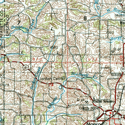 United States Geological Survey Rockford, IL-WI (1958, 250000-Scale) digital map