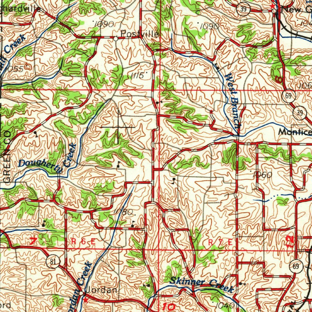 Rockford, IL-WI (1963, 250000-Scale) Map by United States