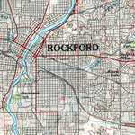 United States Geological Survey Rockford, IL-WI (1981, 100000-Scale) digital map