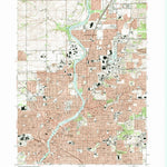 United States Geological Survey Rockford North, IL (1993, 24000-Scale) digital map