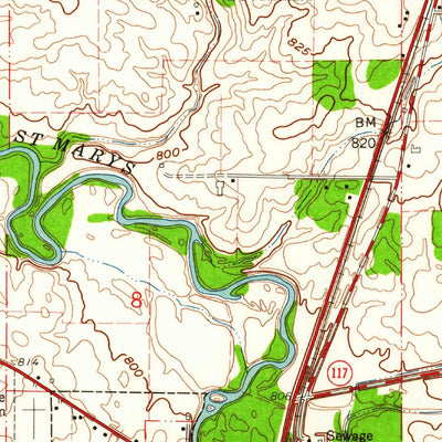 United States Geological Survey Rockford, OH (1960, 24000-Scale) digital map