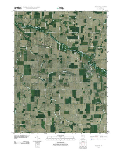 United States Geological Survey Rockford, OH (2010, 24000-Scale) digital map
