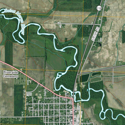 United States Geological Survey Rockford, OH (2010, 24000-Scale) digital map