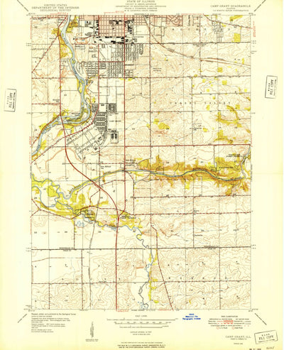 United States Geological Survey Rockford South, IL (1949, 24000-Scale) digital map