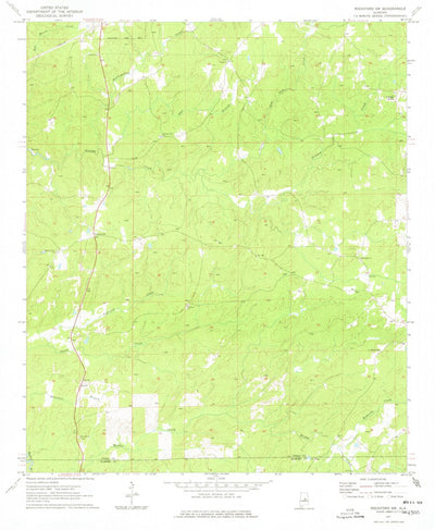United States Geological Survey Rockford SW, AL (1971, 24000-Scale) digital map