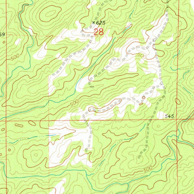 United States Geological Survey Rockford SW, AL (1971, 24000-Scale) digital map