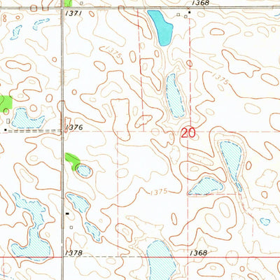 United States Geological Survey Rockham, SD (1966, 24000-Scale) digital map