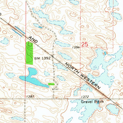 United States Geological Survey Rockham, SD (1966, 24000-Scale) digital map