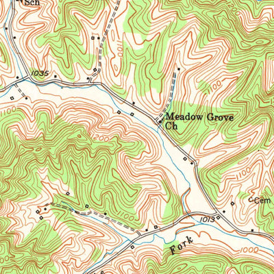 United States Geological Survey Rockholds, KY (1952, 24000-Scale) digital map