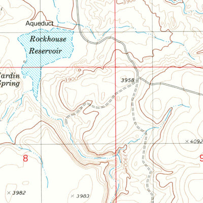 United States Geological Survey Rockhouse Reservoir, OR (1979, 24000-Scale) digital map