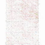 United States Geological Survey Rocking Chair Butte, MT (1981, 24000-Scale) digital map