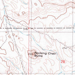 United States Geological Survey Rocking Chair Butte, MT (1981, 24000-Scale) digital map