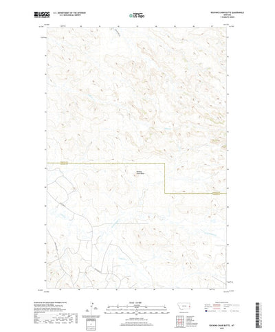 United States Geological Survey Rocking Chair Butte, MT (2020, 24000-Scale) digital map
