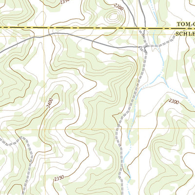 United States Geological Survey Rocking Chair Ranch, TX (2022, 24000-Scale) digital map