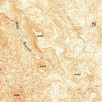 United States Geological Survey Rockinstraw Mountain, AZ (1950, 62500-Scale) digital map