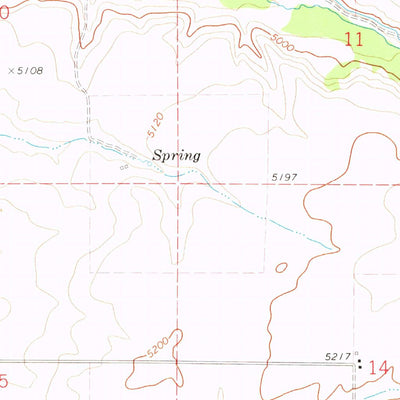 United States Geological Survey Rockland East, ID (1971, 24000-Scale) digital map