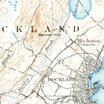 United States Geological Survey Rockland, ME (1904, 62500-Scale) digital map