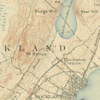 United States Geological Survey Rockland, ME (1906, 62500-Scale) digital map