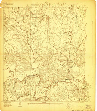 United States Geological Survey Rockland, TX (1928, 24000-Scale) digital map