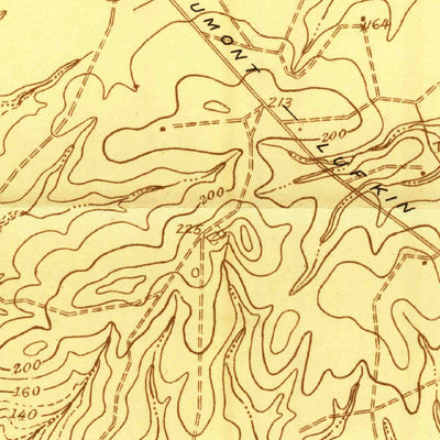 United States Geological Survey Rockland, TX (1928, 24000-Scale) digital map