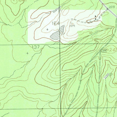 United States Geological Survey Rockland, TX (1984, 24000-Scale) digital map