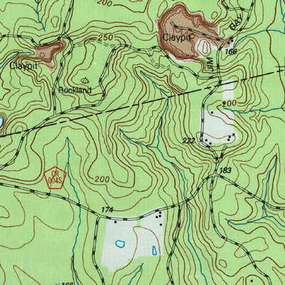 United States Geological Survey Rockland, TX (2003, 24000-Scale) digital map