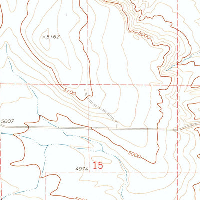 United States Geological Survey Rockland West, ID (1971, 24000-Scale) digital map