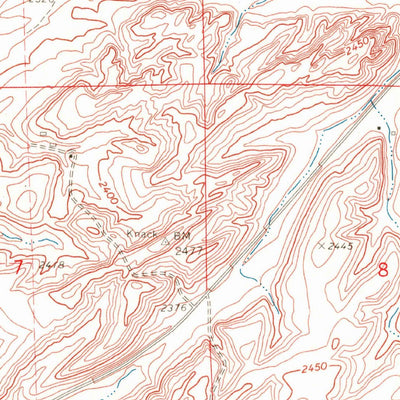 United States Geological Survey Rocklyn SE, WA (1969, 24000-Scale) digital map
