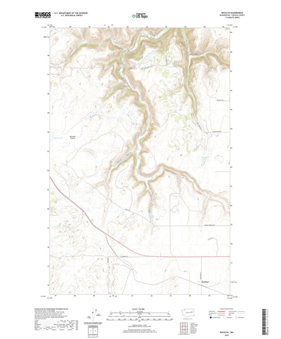 United States Geological Survey Rocklyn, WA (2020, 24000-Scale) digital map