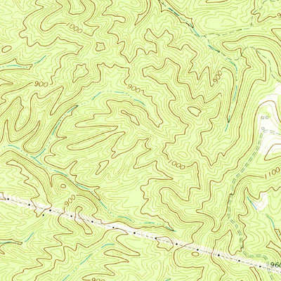 United States Geological Survey Rockmart North, GA (1968, 24000-Scale) digital map