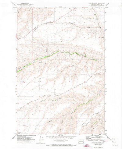 United States Geological Survey Rockpile Creek, WA (1971, 24000-Scale) digital map