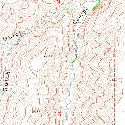 United States Geological Survey Rockpile Creek, WA (1971, 24000-Scale) digital map